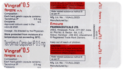 Vingraf 0.5 Capsule 10 Vingraf 0.5 Capsule 10
