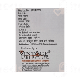 Vinzole D 10/20 MG Capsule 10