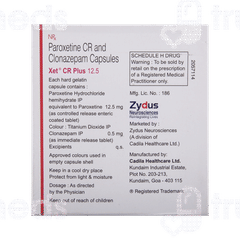 Xet Cr Plus 12.5/0.25 MG Capsule 10