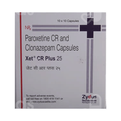 Xet Cr Plus 25/0.25 MG Capsule 10