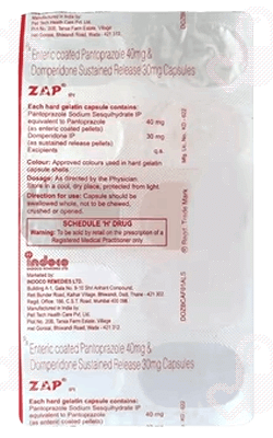 Zap 30/40 Mg Capsule Sr 10