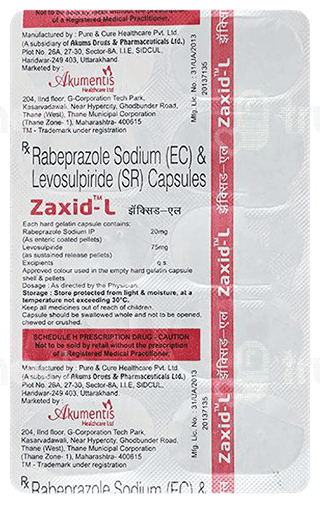 Zaxid L Capsule 10
