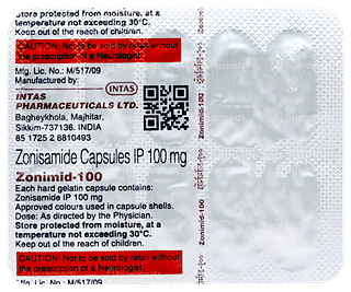 Zonimid 100 Capsule 10