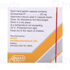 Zonimid 25 Capsule 10