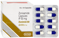 Zonimid 50 Capsule 10