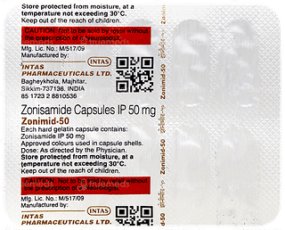 Zonimid 50 Capsule 10