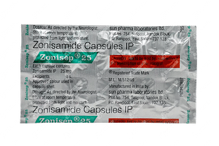 Zonisep 25 MG Capsule 10