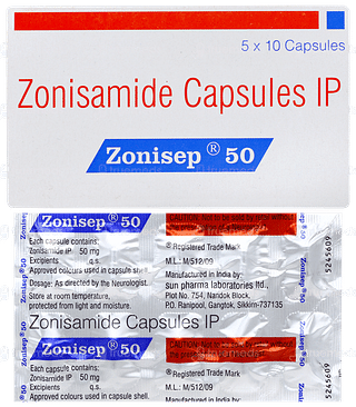 Zonisep 50 Capsule 10