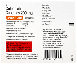 Zycel 200 Capsule 10