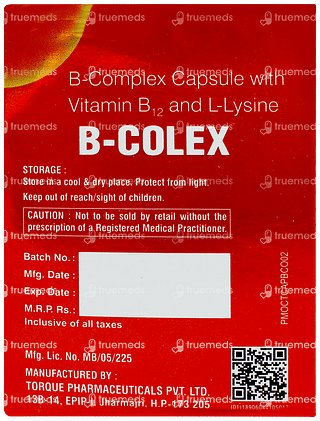 B Colex Capsule 10