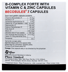 Becosules Z Capsule 20