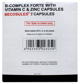 Becosules Z Capsule 20
