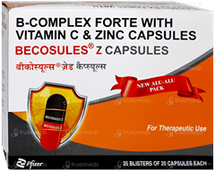 Becosules Z Vitamin B Complex With Vitamin C & Zinc Capsule 20