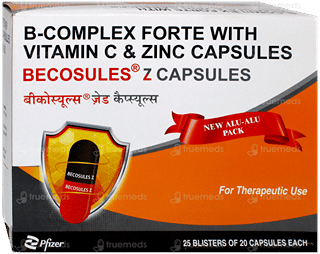 Becosules Z Vitamin B Complex With Vitamin C & Zinc Capsule 20