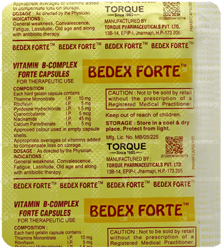 Bedex Forte Capsule 10