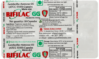 Bifilac Gg Sugar Free Capsule 10