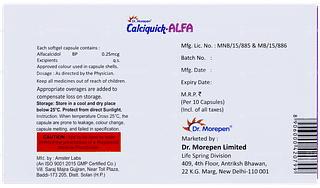 Calciquick Alfa Capsule 10