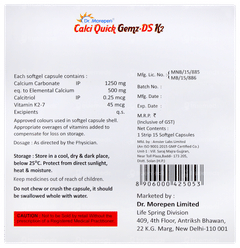 Calci Quick Gemz Ds K2 Capsule 15