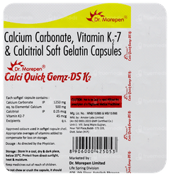 Calci Quick Gemz Ds K2 Capsule 15