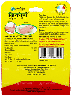 Amrutanjan Decorn Corn Caps 4