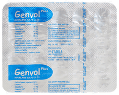 Genvol Plus Inhalant Capsule 10 Genvol Plus Inhalant Capsule 10