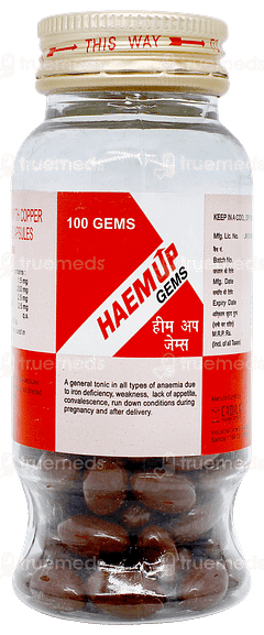 Haem Up Gems Capsule 100 Haem Up Gems Capsule 100
