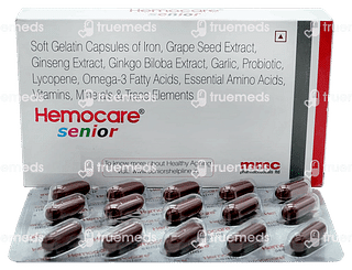 Hemocare Senior Capsule 15