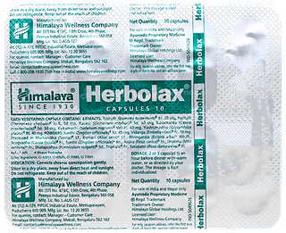 Himalaya Herbolax Capsule 10