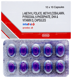 Intafol D Capsule 10