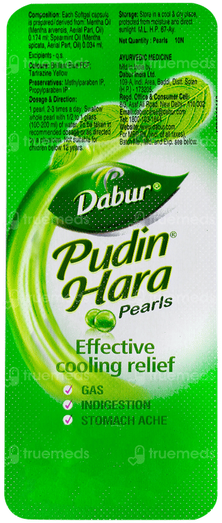 Dabur Pudin Hara Pearls Capsule 10