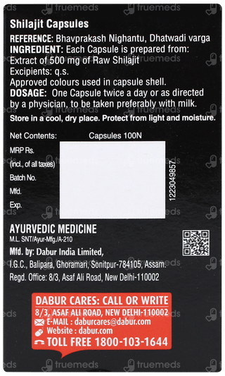 Dabur Shilajit Capsule 100