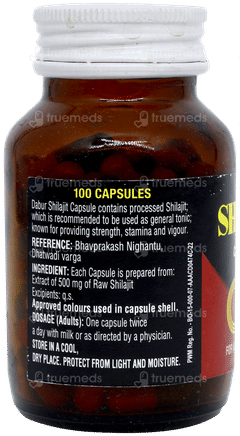 Dabur Shilajit Capsule 100 Dabur Shilajit Capsule 100