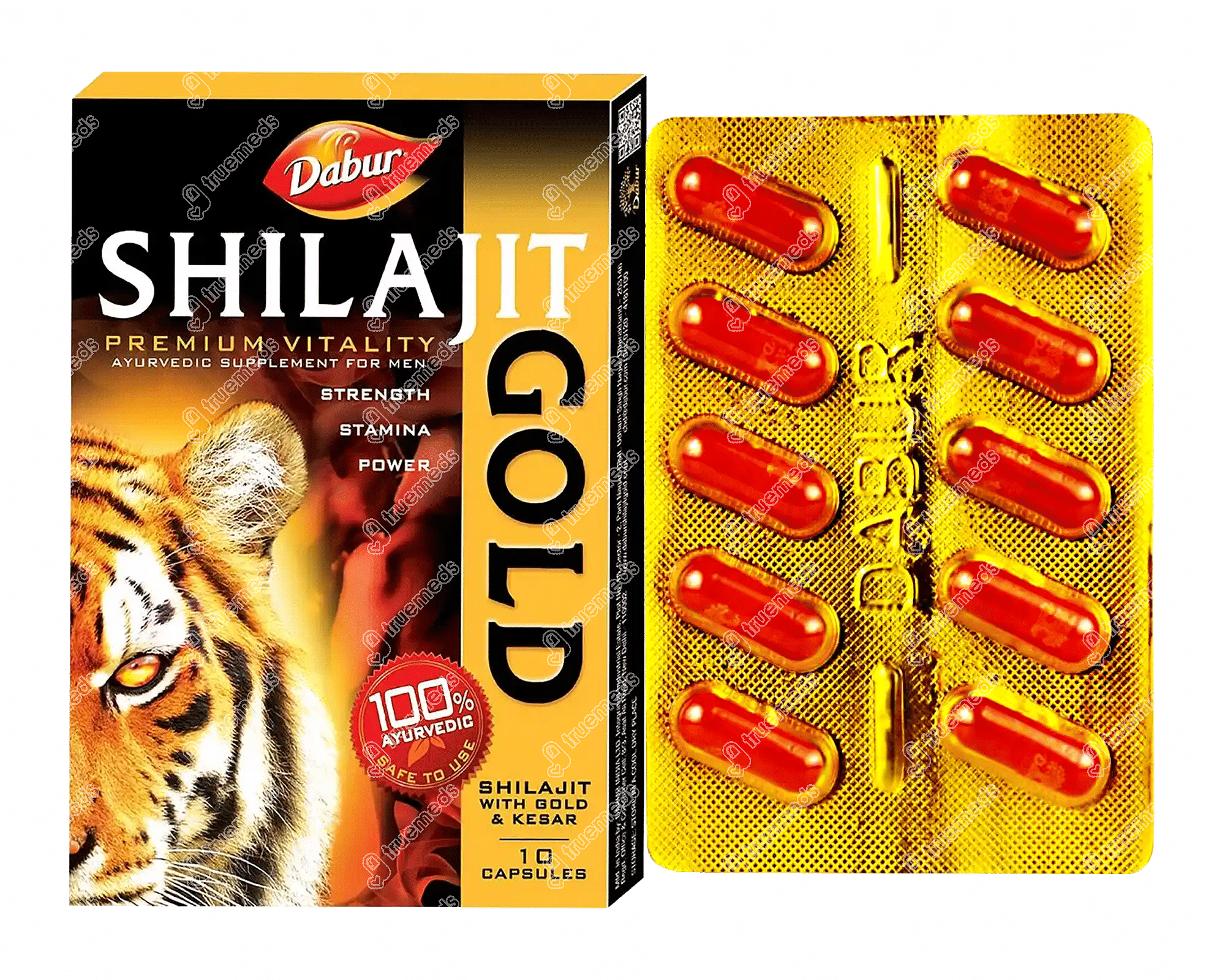 Dabur Shilajit Gold Capsule 10 - Uses, Side Effects, Dosage, Price ...