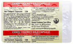 Zandu Vigorex Gold Capsule 10 With 2 Free Capsule