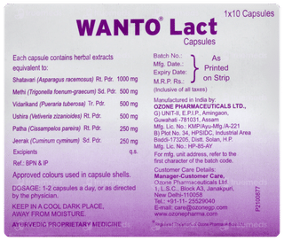 Wanto Lact Capsule 10