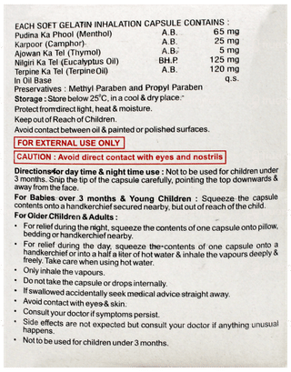 Xl Vapo Inhalent Capsule 10