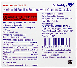 Becelac Fortz Capsule 15