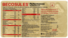 Becosules Performance Capsule 15