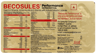 Becosules Performance Capsule 15