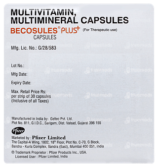 Becosules Plus Capsule 30