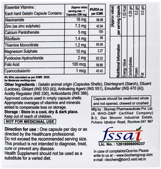 Becovit Z Capsule 15 - Uses, Side Effects, Dosage, Price | Truemeds