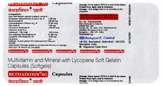 Bethadoxin Sg Capsule 10
