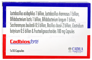 Cadbios Forte Capsule 10