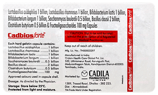 Cadbios Forte Capsule 10