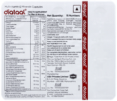 Diataal Nutripop Multivitamin Hair & Skin Energy & Immunity Fitness & Wellness Capsule 15