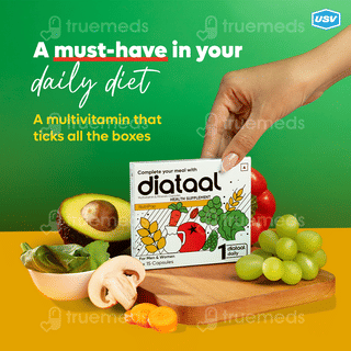 Diataal Nutripop Multivitamin Hair & Skin Energy & Immunity Fitness & Wellness Capsule 15