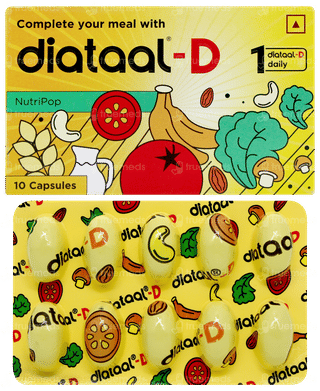 Diataal-d Multivitamin Vit. D & Ala Sustained Energy Heart Health For Men & Women Capsule 10