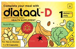 Diataal-D Multivitamin Vit. D & Ala Sustained Energy Heart Health For Men & Women Capsule 10