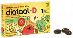 Diataal-D Multivitamin Vit. D & Ala Sustained Energy Heart Health For Men & Women Capsule 10