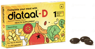 Diataal-D Multivitamin Vit. D & Ala Sustained Energy Heart Health For Men & Women Capsule 10